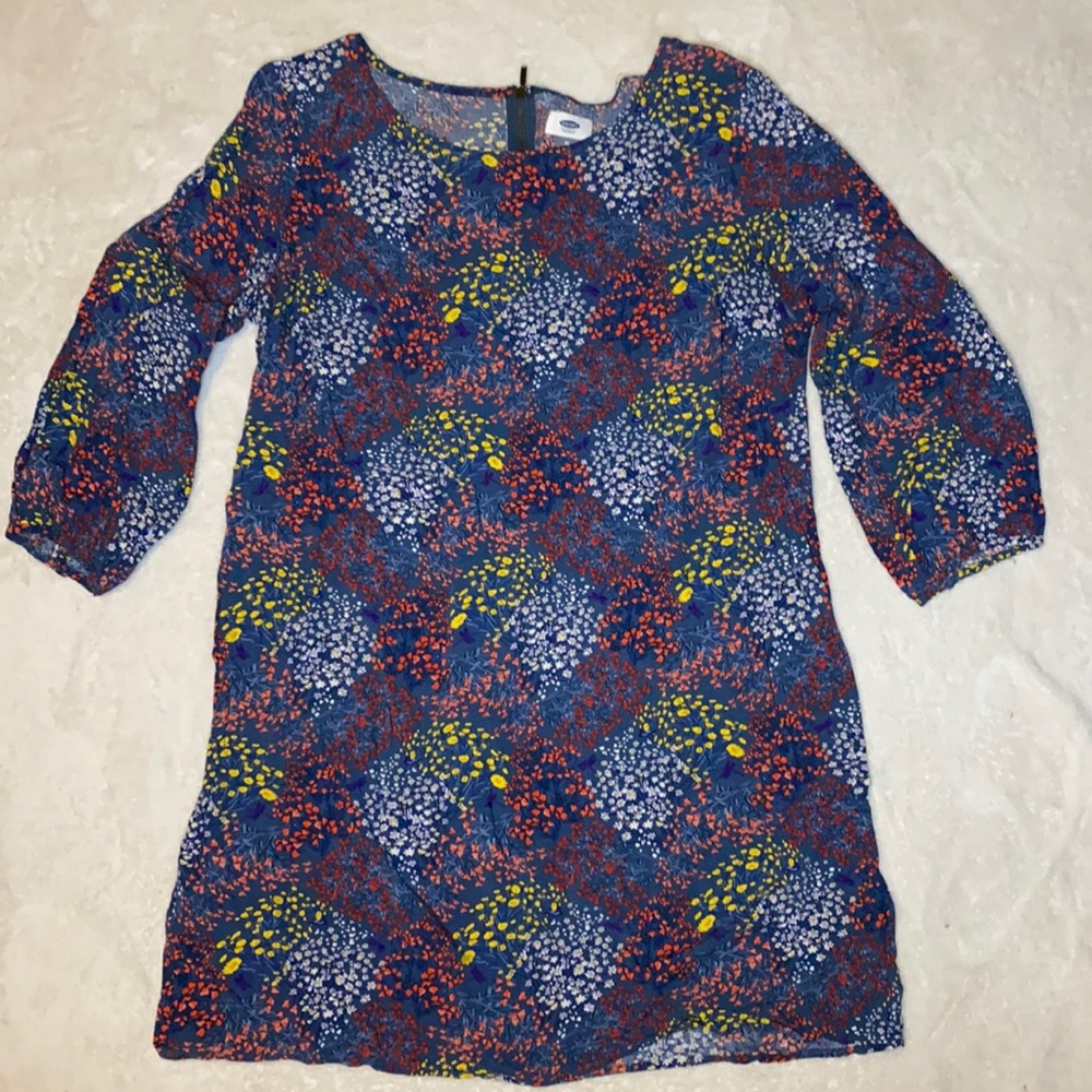 Old Navy Long Sleeved Floral Dress XL Tall